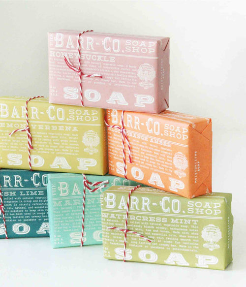 Barr Co Wrapped Soap Spanish Lime Toiletries Barr-Co   