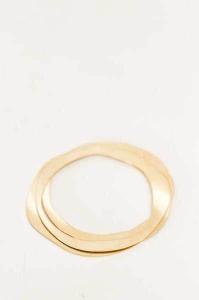 CATH•S Irregular Shaped Bronze Bracelets (Set of 3) Jewellery CATH-S   