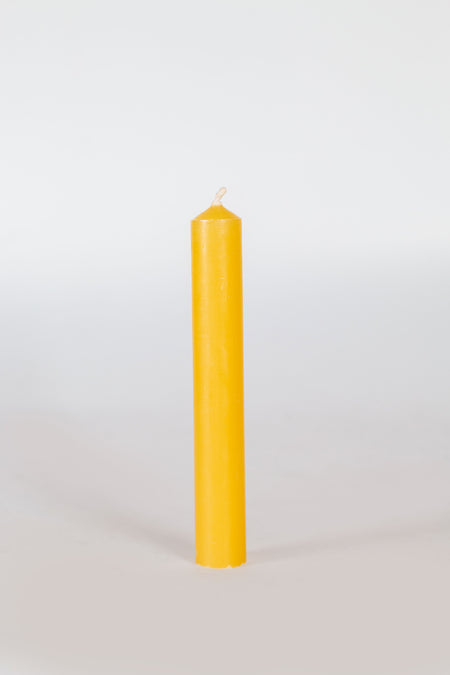 Yellow Beeswax Pillar Candle 50 mm x 200mm