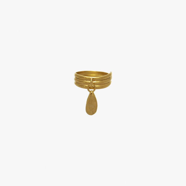 Rachel Stichbury Mini Pepita Ring Gold Plated Jewellery Rachel Stichbury   