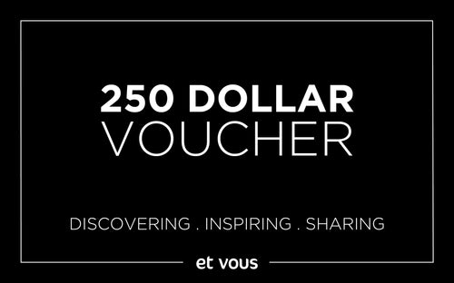 $250 Gift Card Gift Card Et Vous Fashion Boutique $250.00 NZD  