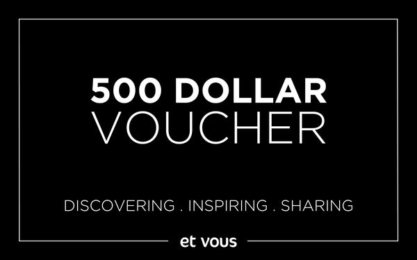 $500 Gift Card Gift Card Et Vous Fashion Boutique $500.00 NZD  