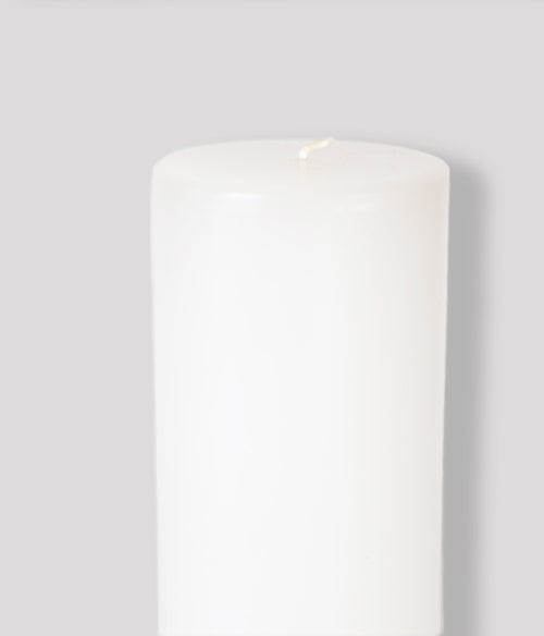 National Candle Pillar 75x250mm White Candles National Candles   