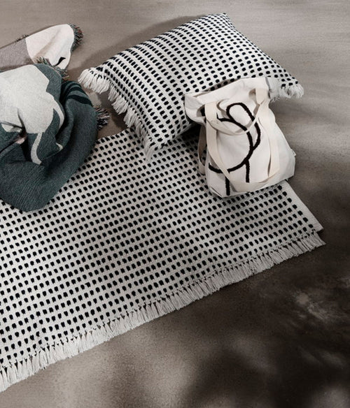 Way Cushion  - Off-White/Blue Homewear Ferm Living   