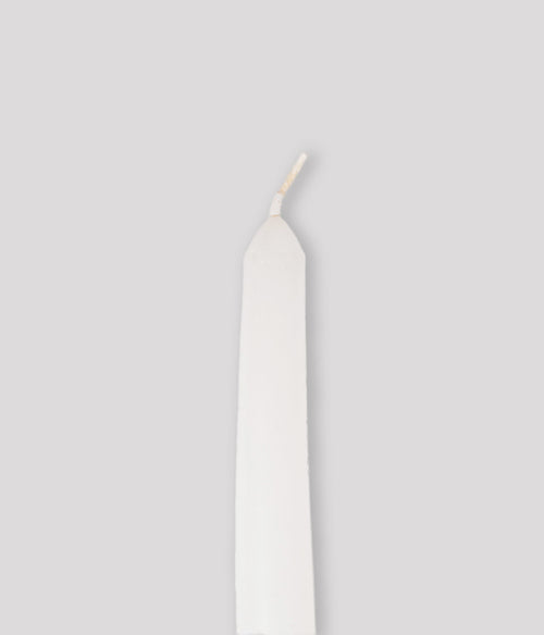 National Candle Medium 19.5cm White Candles National Candles   