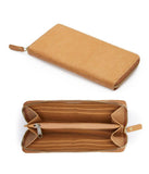 UASHMAMA Paper Zipped Wallet Large Accessories UASHMAMA Camel  