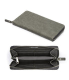 UASHMAMA Paper Zipped Wallet Large Accessories UASHMAMA Dark Grey  