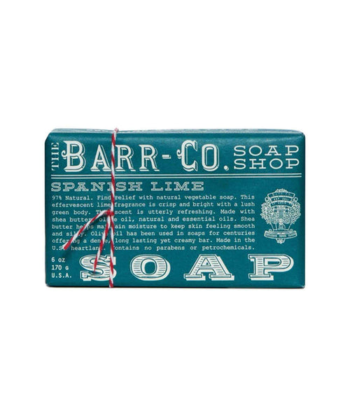 Barr Co Wrapped Soap Spanish Lime Toiletries Barr-Co   