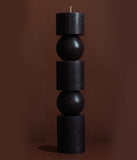 Andrea & Joen Large Totem Candle Candles Andrea & Joen Jet  