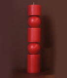 Andrea & Joen Large Totem Candle Candles Andrea & Joen Tomato  