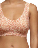 Chantelle V- Neck Bralette /Leopard-Light Clothing Chantelle   