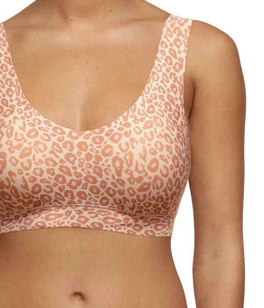 Chantelle V- Neck Bralette /Leopard-Light Clothing Chantelle   