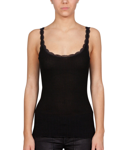 EGI Lace Trim Camisole Clothing EGI Black Small/Medium 