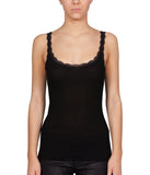 EGI Lace Trim Camisole Clothing EGI Black Small/Medium 