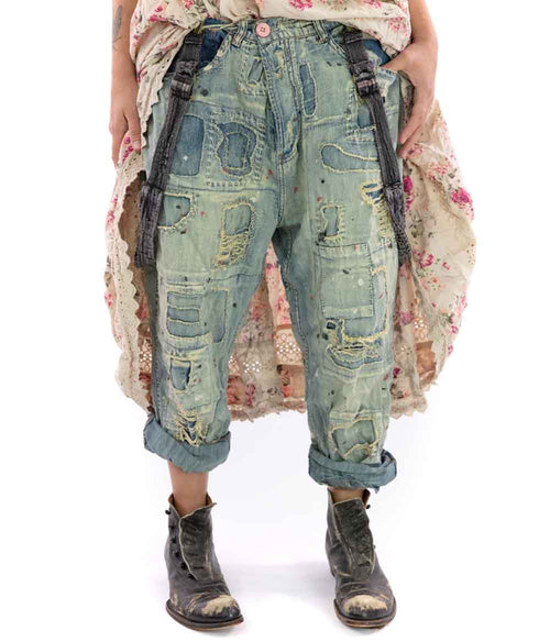 Magnolia Pearl Crossroads Denims - Washed Indigo Clothing Magnolia Pearl   