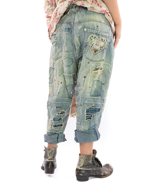Magnolia Pearl Crossroads Denims - Washed Indigo Clothing Magnolia Pearl   
