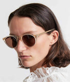 Karen Walker Helter Skelter Sunglasses Accessories Karen Walker Vintage Clear / Gold  