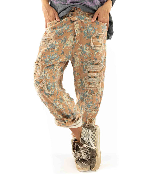 Magnolia Pearl Block Print Miner Denims - Lucy Clothing Magnolia Pearl   