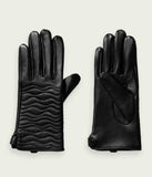 Scotch & Soda Leather Quilted Gloves Clothing Scotch & Soda   