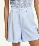 Scotch & Soda Structured High Rise Short Clothing Scotch & Soda X Small Sky Blue 