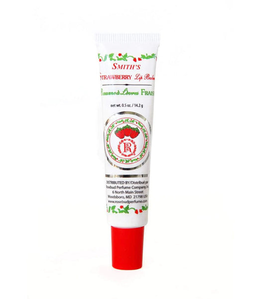 Smiths Strawberry Lip Balm Tube Lip Balm Toiletries Smiths Rosebud Salve   