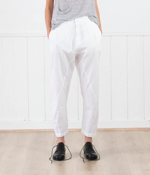 Transit Par-Such Cotton Pant White Clothing Transit   