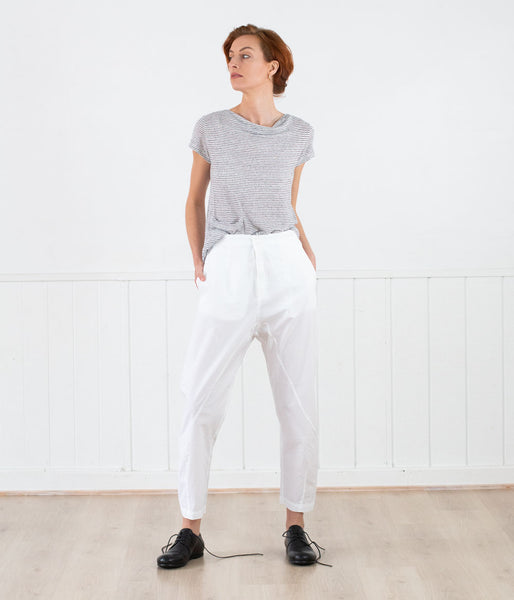 Transit Par-Such Cotton Pant White Clothing Transit   