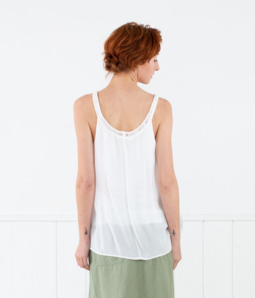 Transit Par-Such Ladder Detail Lined Singlet Top Clothing Transit   