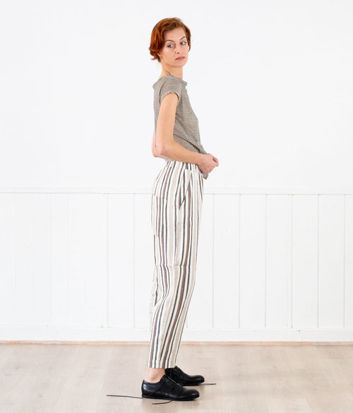 Transit Par-Such Pant Multi-Stripe Clothing Transit   