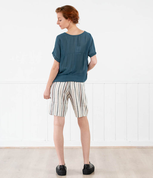 Transit Par-Such Short Multi-Stripe Clothing Transit   