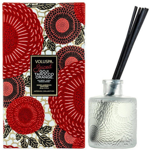 Voluspa Spiced Goji Tarocco Orange Diffuser Candles Voluspa   